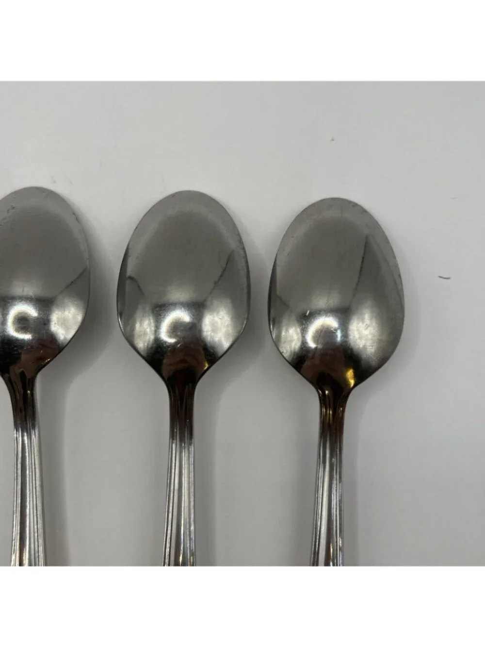 7 Mikasa Classico Satin Teaspoons 18/8 Stainless Gerald Patrick 6.25